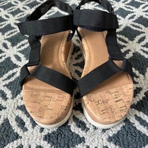 Black Strappy Sandals